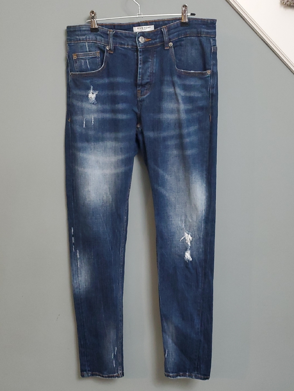 GIVENCHY Distressed Dark Blue Men's Jeans (sz 30)